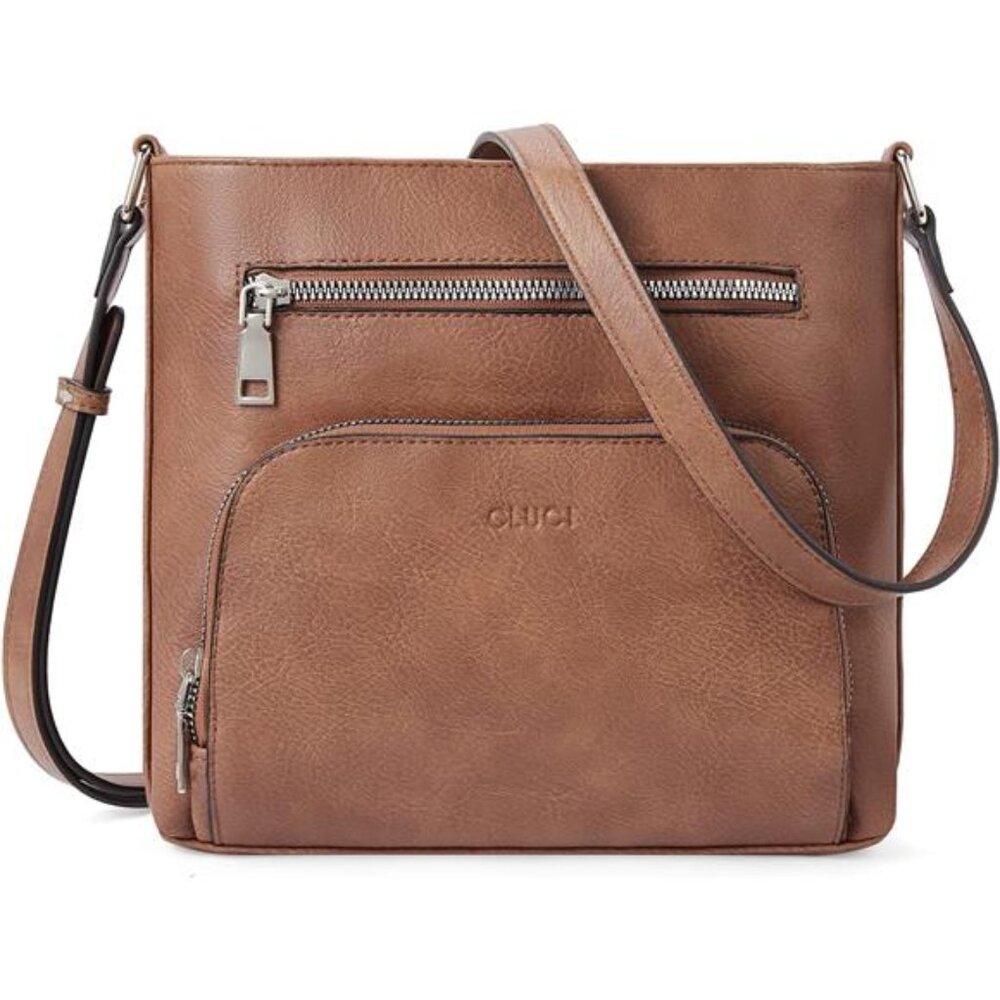 Crossbody Purse for Women Multi Pockets Bag Vegan Leather Small Shoulder Purse